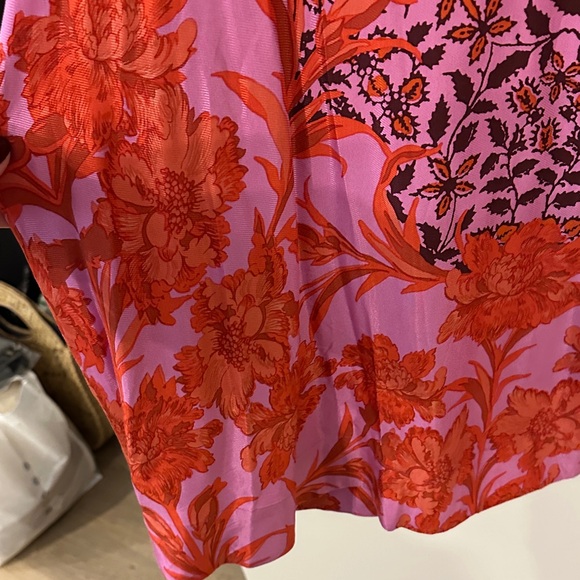 Maeve Pink and Red Long Sleeve Dress - Picture 6 of 9